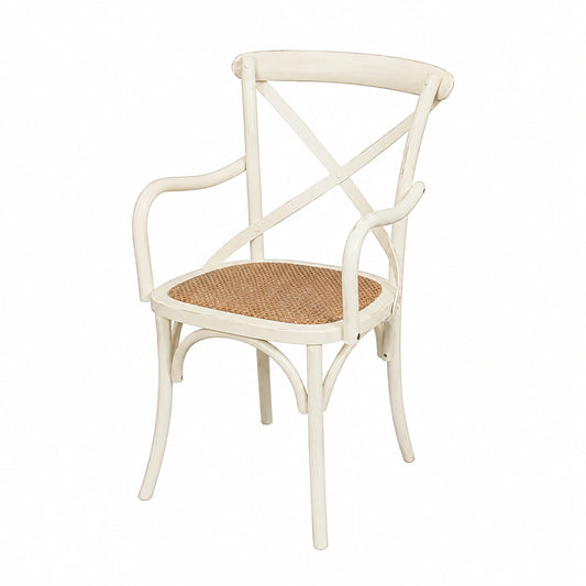 Chaise, en résine tressée, 89 x 43 x 50 cm, pour la salle à manger ou la cuisine