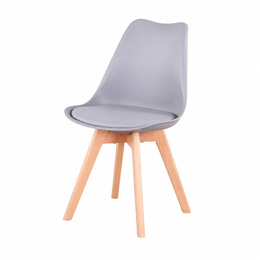 Chaise, coloris gris, pour la salle à manger ou la cuisine