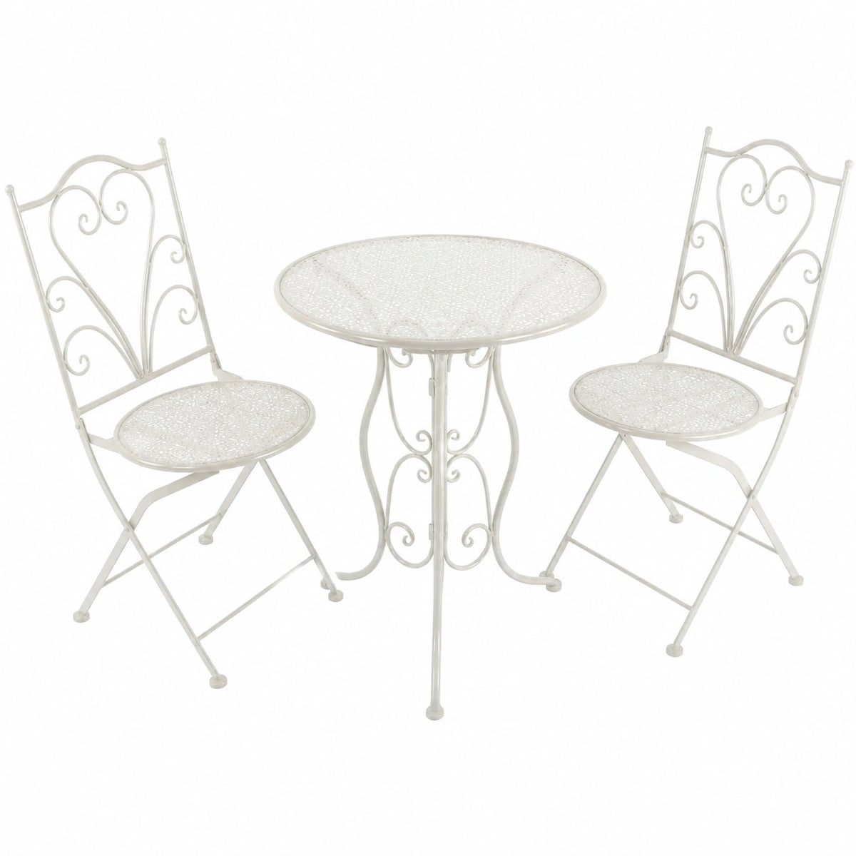 Salon de jardin, coloris blanc, pour la terrasse ou le jardin