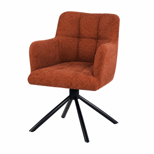 Chaise, pivotant, coloris brun, pour la salle à manger ou la cuisine